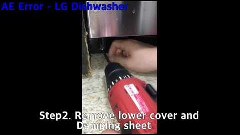 AE Error - LG Dishwasher - LDF5545