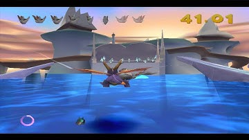Spyro 2 Ocean Speedway Record  1:00:65 No Superflame