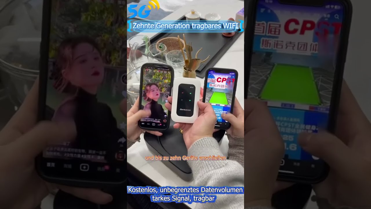 Entdecken Sie Die Neueste Generation Des Tragbaren WLANs