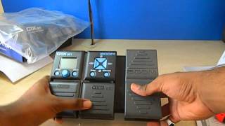 Zoom G1xon multi effects guitar processor Unboxing