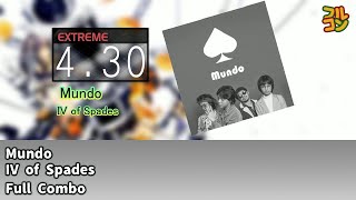 【DTXMania】Mundo - IV of Spades SS Full Combo screenshot 4
