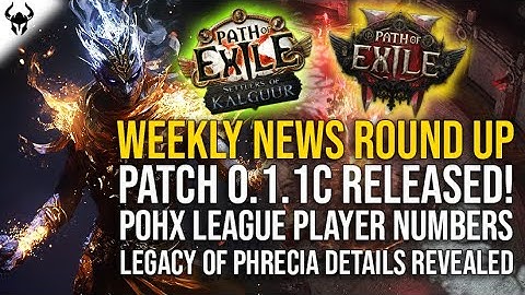 POE 2 Patch 0.1.1c Notes & 19 New Ascendencies in POE 1!?