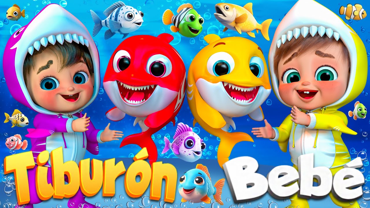 Bebé Tiburón Juguetón | canciones infantiles y rimas infantiles  @SuperLucaEspanol