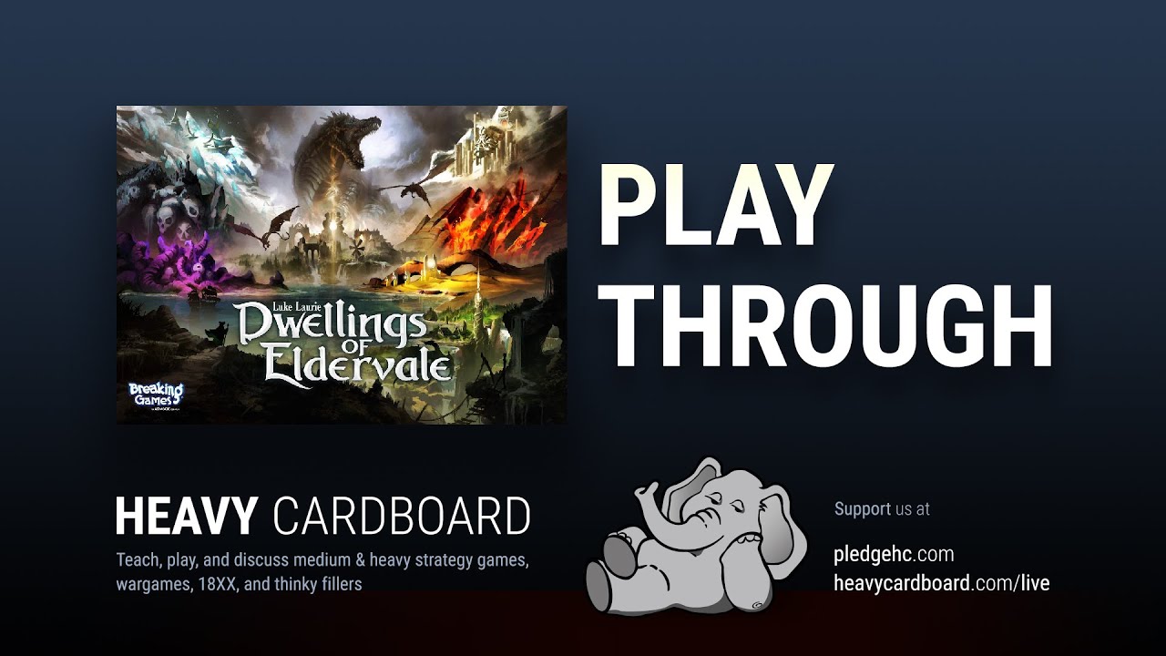 Play-through only - Dwellings of Eldervale Play Through by Heavy Cardboard