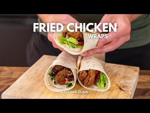 Making Homemade KFC Twisters  Chicken  Pepper Mayo Wraps