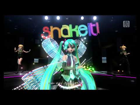 初音ミク Project DIVA Future Tone DX　【Shake it!】ミク：セレブ　レン：レシーバー　リン：トランスミッターにしてみた イヤホン推奨