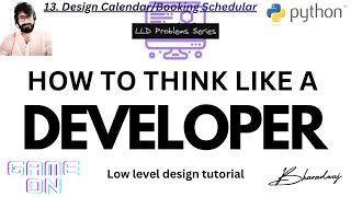 Information 13. Design a simple Calendar/Booking Scheduler System Update