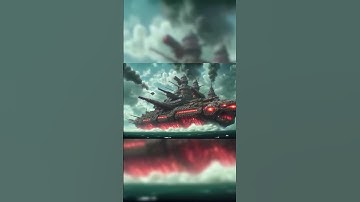 Epic AI Battle Ship 🚢 4 Second Animation