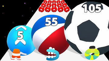 ROLLING GOING BALL = Level Up Balls + Alphabet Lore Run (Math Games)