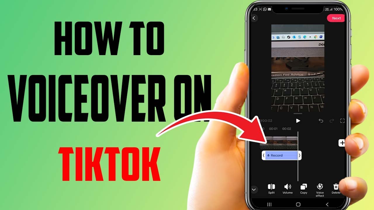How to Record Voiceover on Tiktok - Tiktok Tutorial for Beginner - YouTube