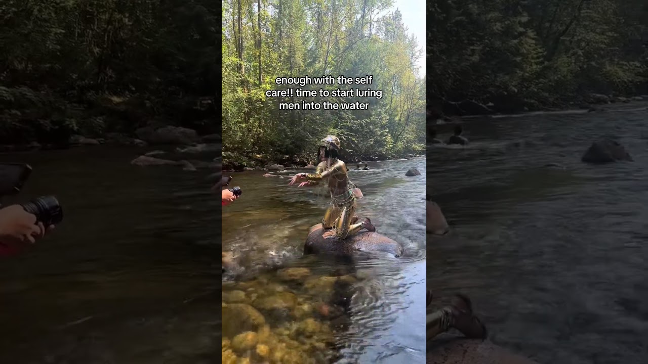 i felt like the most ethereal water goddess queen ever #jibarocosplay #lovedeathrobots #goldensiren