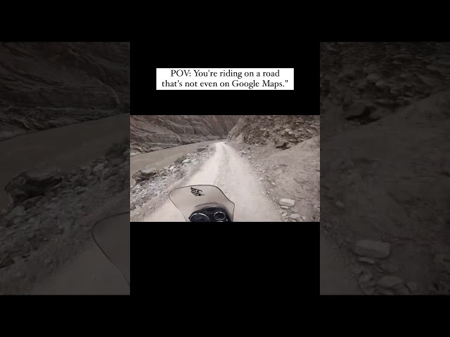 Padum to Leh Via Lingshed #shortsvideo #zanskar #bikeride