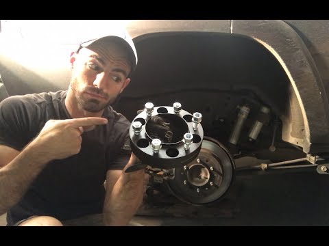 How To Install Wheel Spacers / Adapters The Correct Way ! - JN53