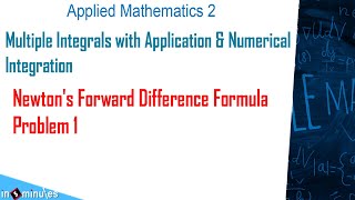 Module5_Vid_72_Newton's Forward Difference Formula Problem 1