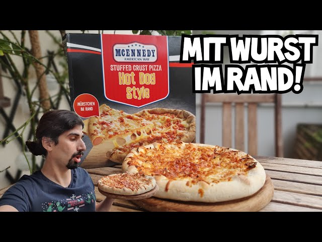 LIDL Pizza Hot Dog Style | Stuffed mit Würstchen im Rand! | MCENNEDY -  YouTube
