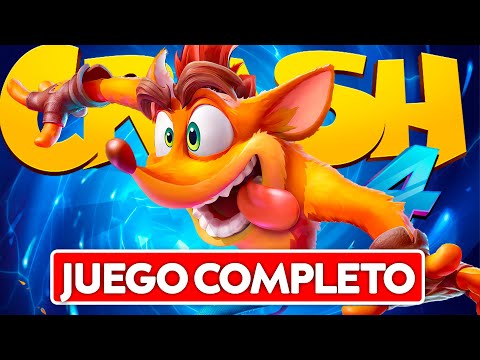 CRASH BANDICOOT 4 Película Completa Español LATINO Crash 4 Juego Completo