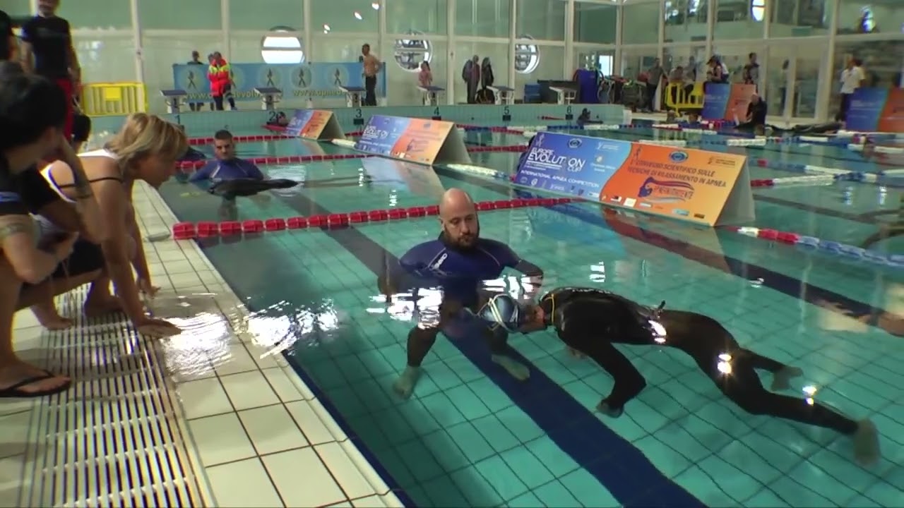 Federico Mana Apnea statica Campionati Italiani Lignano 2009