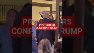 Protesters Confront Trump at DC Restaurant | Chants of “Free DC” & “Free Palestine”