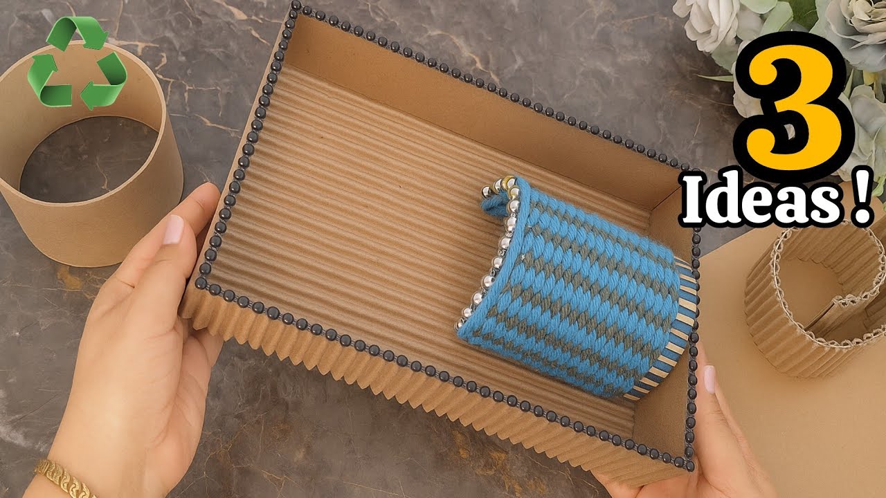 Из картона в сокровище: 😱💸 3 современные идеи декора с минимальными затратами!