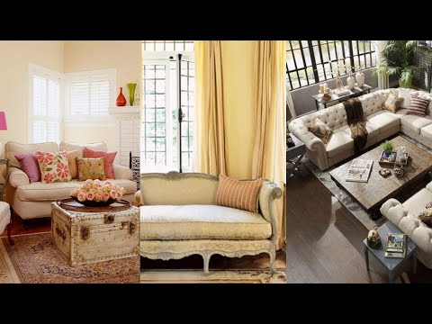 Video: Cream Sofa Ideas and Design. Cream Sofa and Living Room Decoration.