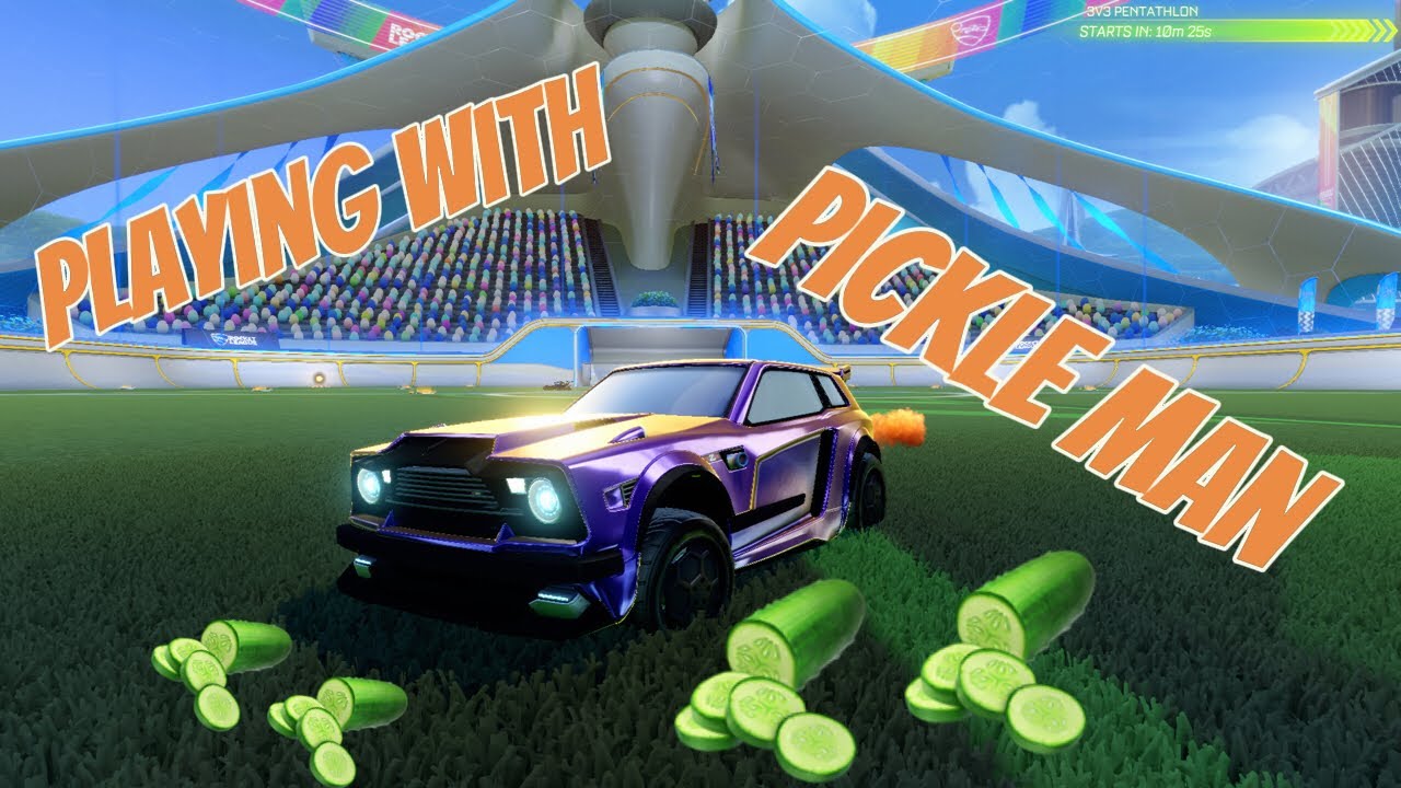 Playing with my silver friend, pickle man 🥒🥒| Episode 1. | Rocket League ASMR