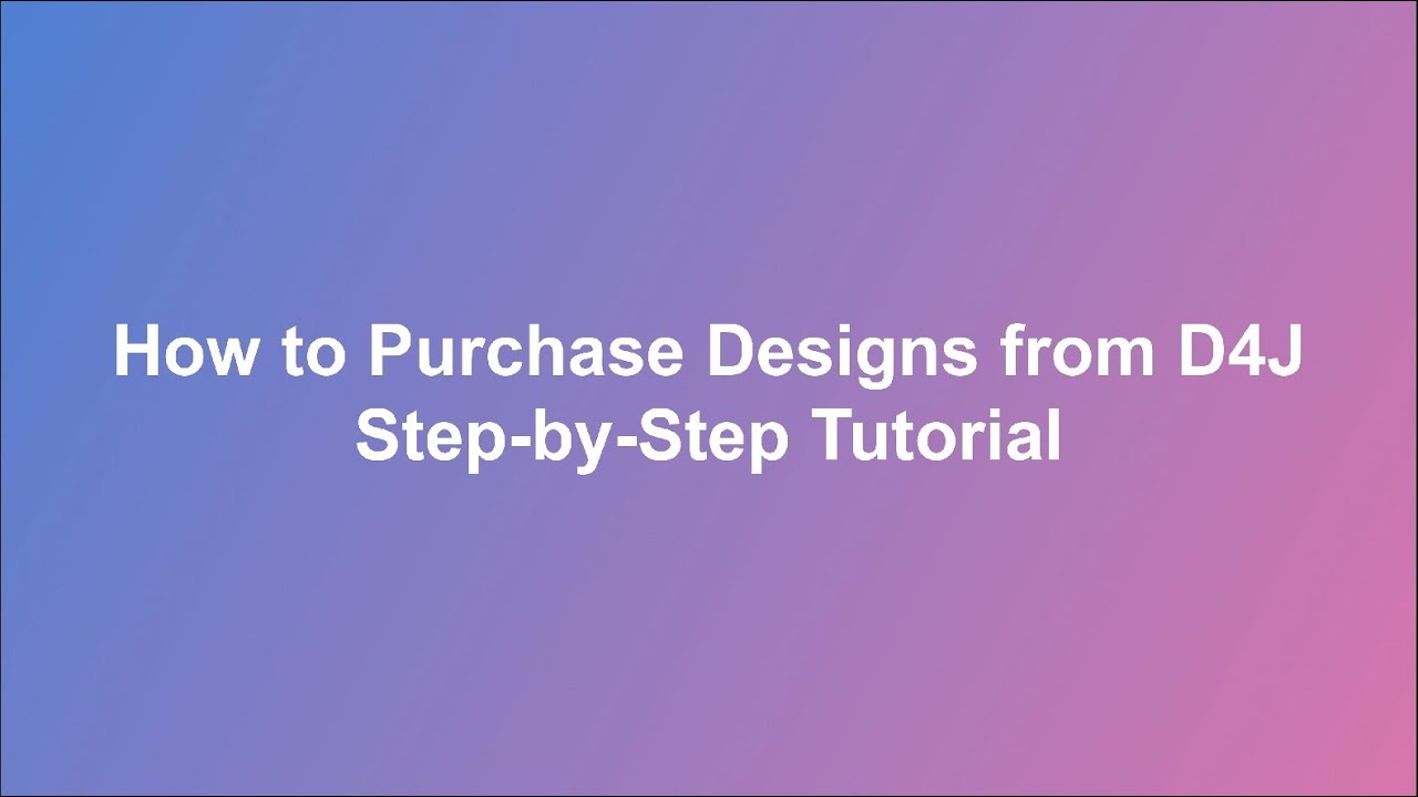 How to Buy Jewelry Designs in 3 Easy Steps | D4J by Doit Designs