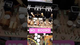 Power Audio Amplifier NO Sound Problem #mariushifi #audio #music #sound #diy #fix #restoration #usa