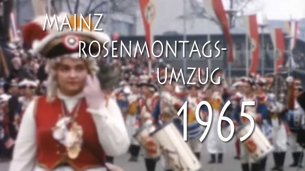 Mainz Rosenmontagszug 1965