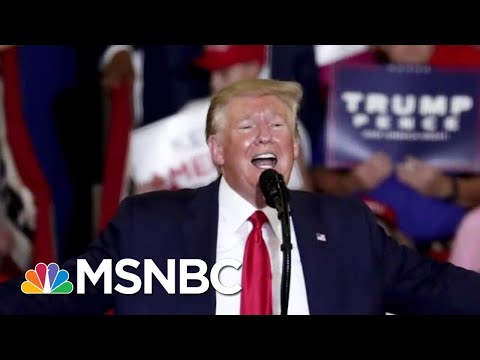 President Donald Trump Rallies For GOP Candidate In Crucial NC House Race | Velshi & Ruhle | MSNBC