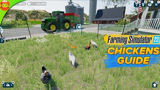 All About Chickens in Farming Simulator 23! FS23 Gameplay screenshot 3