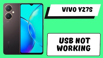 Usb not working Vivo Y27s || How to solve usb problems || How to use  USB options