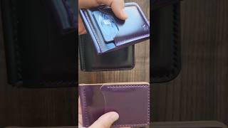Shell Cordovan comparison from different tannerys. You need to see these wallets!! #edc #handmade