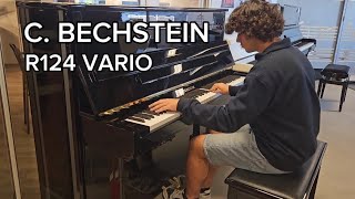 Piano droit C. Bechstein modèle R124 équipé système silencieux Vario - Nocturne de Chopin