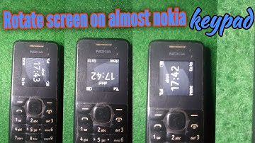 How to rotate screen of nokia keyped mobiles||techmindandtools or Tech mind & tools||