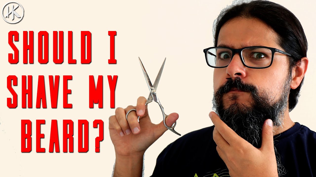 Should I shave my beard for charity? YouTube
