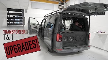 VW Transport T6 1 HUGE sound system upgrade intro Dynaudio Audison