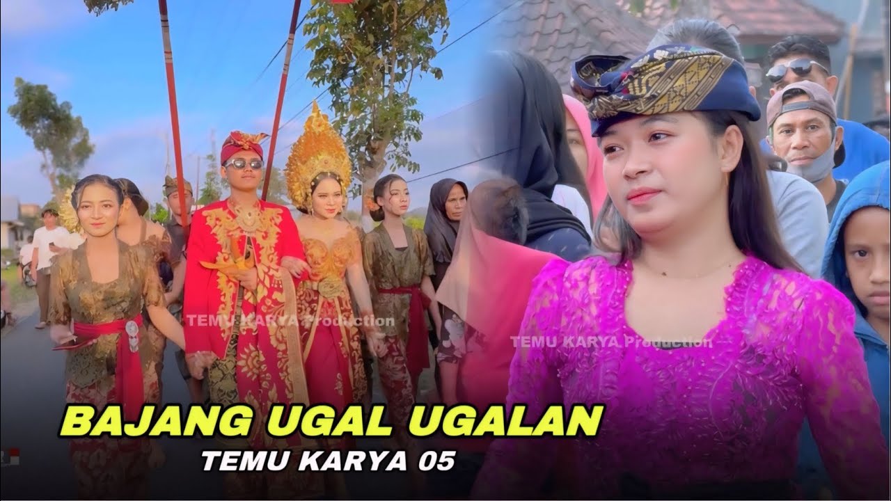 Bajang ugal ugalan Temu karya 05 edisi nyongkolan di Suradadi