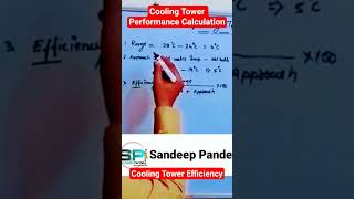 Cooling Tower Efficiency Kaise Nikalte Hain? 😲 | Simple Formula Explained #coolingtower