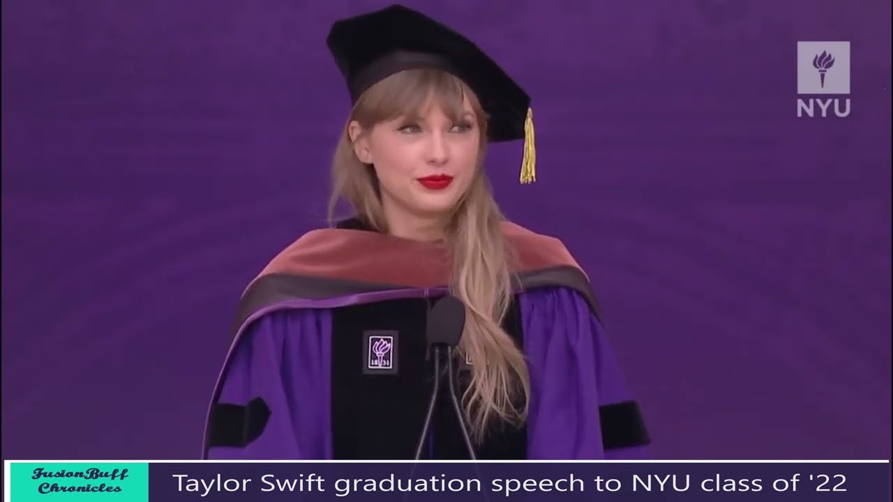 Лайфхаки, которыми Тейлор Свифт поделилась во время своей выпускной речи в Нью-Йоркском университ...