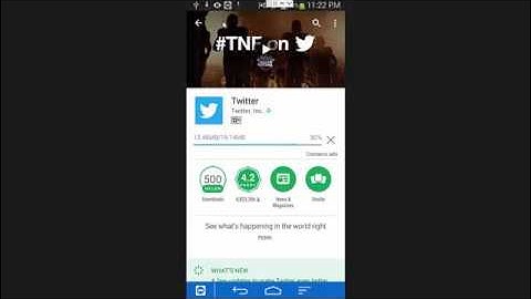 How To Download And Install Twitter On Android Device Mobile Phone Application From Google