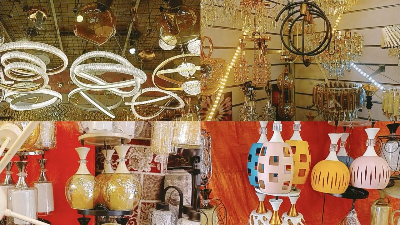 ايه الا بيحصل فى المنشية مش معقول اسعار النجف التريند والكريستال والاباجورات البيع باسعار زمان