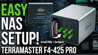 Terramaster F4-425 Pro Unboxing & Initial Setup | TNAS System Walk-Through