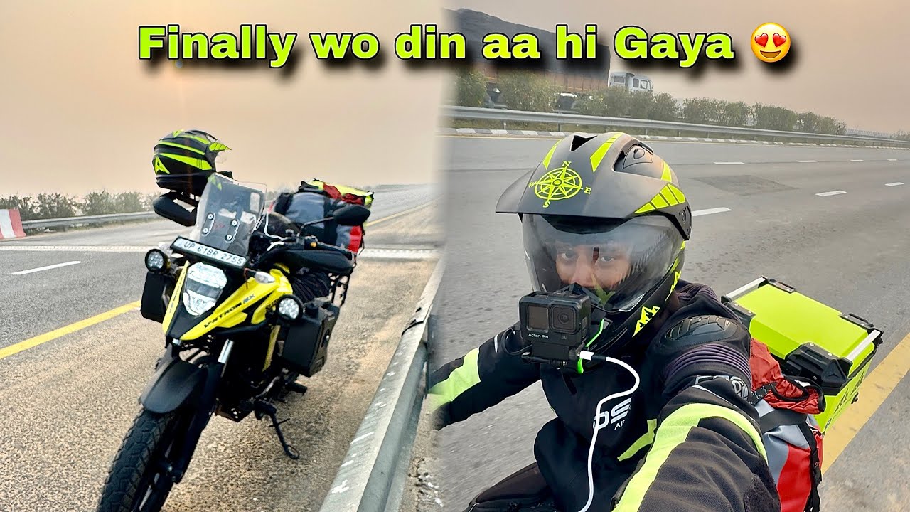 Dream ride started | Ghazipur to spiti valley 😍| finally wo din aahi Gaya 