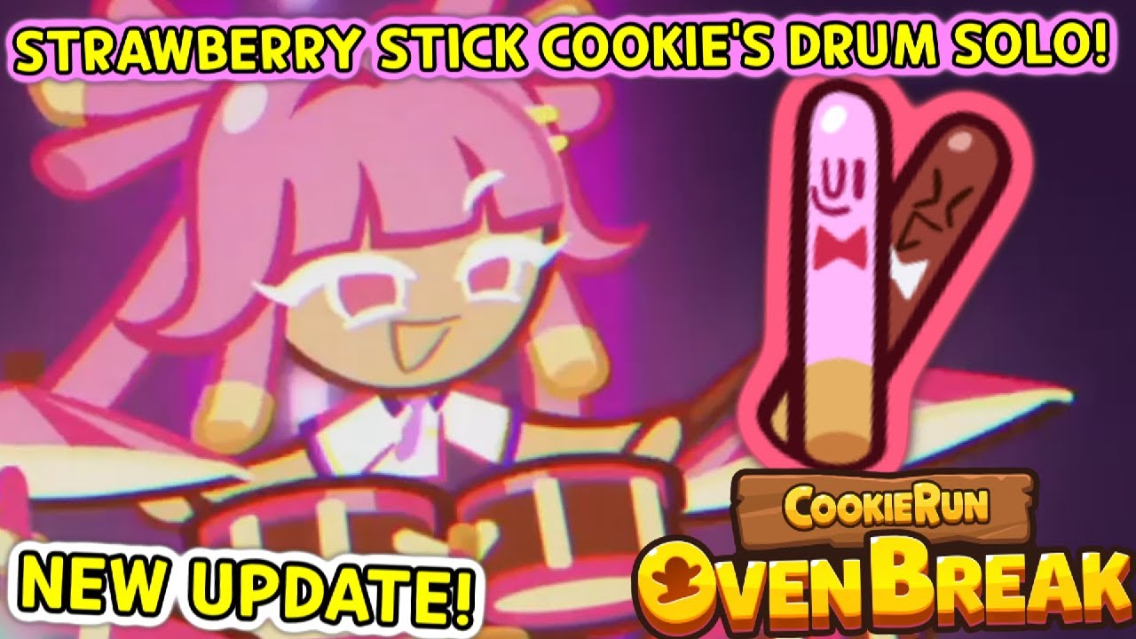 Strawberry Stick Cookies Drum Solo New Update Trial And Magic 