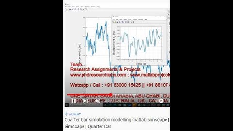 Quarter Car simulation modelling matlab simscape - Quarter Car Model - Simscape - Quarter Car