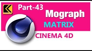 Mograph Matrix and Cloner effect in cinema 4d