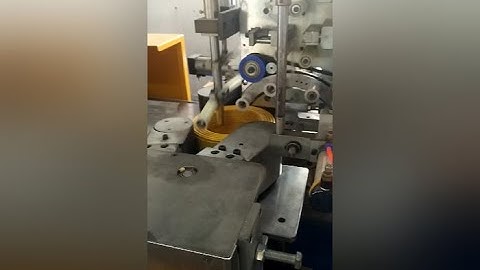 Electrical wire cable automatic coiling wrapping machine