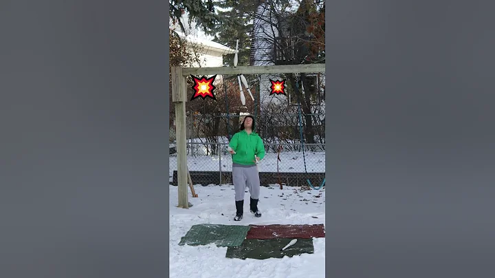 When Juggling Clubs Collide  Juggling in the Snow