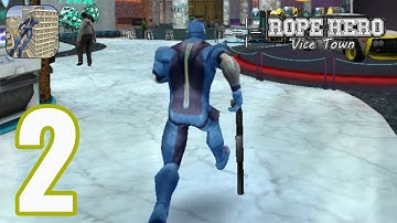 Rope Hero: Vice Town - Gameplay Walkthrough Part 2 - Casino Attack (iOS, Android).