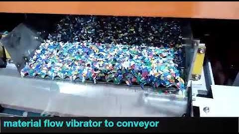 Plastic Flakes Sorting from Orange Sorting Machines (India) Private Limited
